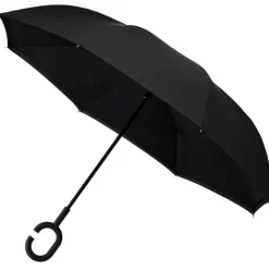 Windproof Umbrellas|Upside Down Umbrella-Umbrella Heaven All Inside Out Upside Down Umbrella Black
