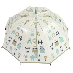 Kids Dome Umbrella|Boys Umbrellas-Umbrella Heaven Animal Friends Kids Dome Umbrella