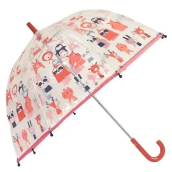 Kids Dome Umbrella|Boys Umbrellas-Umbrella Heaven Animal Friends Kids Dome Umbrella