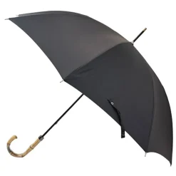 Mens Walking Umbrellas|Ladies Walking-Umbrella Heaven Bamboo Cane Crook Handle Umbrella Black