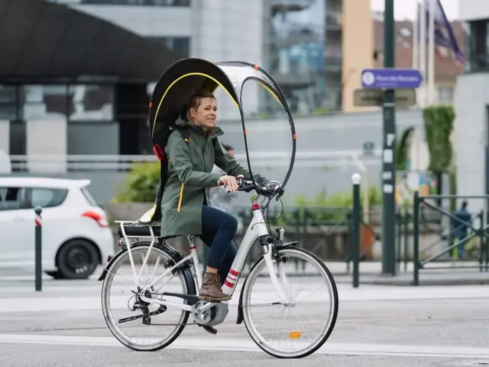 Novelty Umbrellas-Umbrella Heaven Bicycle Umbrella – Bub-up® Rain Protection Cycling Umbrella Cover