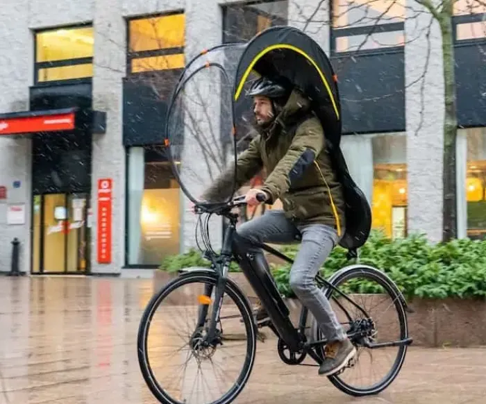 Novelty Umbrellas-Umbrella Heaven Bicycle Umbrella – Bub-up® Rain Protection Cycling Umbrella Cover
