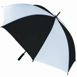 Windproof Golf Umbrellas|Golf Umbrellas-Umbrella Heaven Black & White Golf Umbrella – Windproof