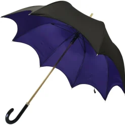 Ladies Vintage Umbrellas|Ladies Vintage Umbrellas-Umbrella Heaven Black and Purple Gothic Umbrella – RAVENNA