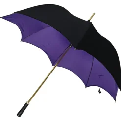 Golf Umbrellas|Ladies Golf Umbrellas-Umbrella Heaven Black and Purple Gothic-Style Umbrella – VLAD