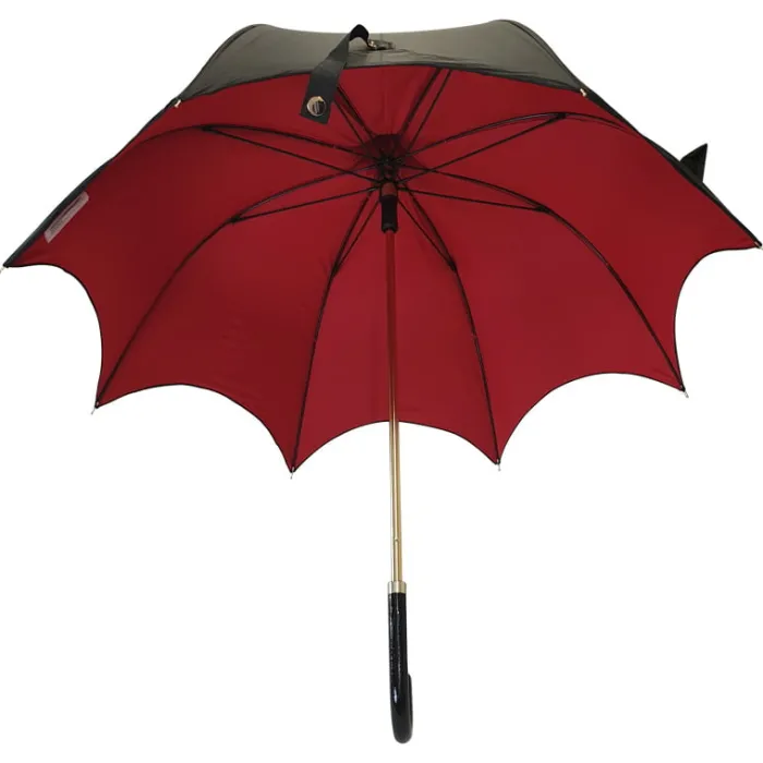 Ladies Vintage Umbrellas|Ladies Vintage Umbrellas-Umbrella Heaven Black and Red Gothic Umbrella – MORGANA