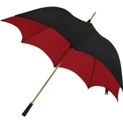 Golf Umbrellas|Ladies Golf Umbrellas-Umbrella Heaven Black and Red Gothic-Style Umbrella – BELLATRIX