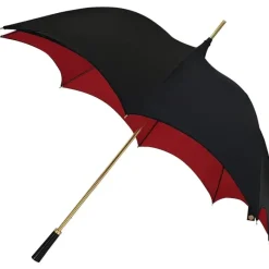 Golf Umbrellas|Ladies Golf Umbrellas-Umbrella Heaven Black and Red Gothic-Style Umbrella – BELLATRIX