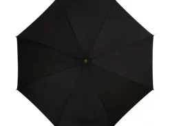 Bridal Umbrellas|Golf Umbrellas-Umbrella Heaven ECO Wood Stick Walking Umbrella – Canopy Made From Recycled Plastics Black