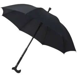 Walking Stick Umbrella|Mens Walking Umbrellas-Umbrella Heaven Black Walking Stick Umbrella