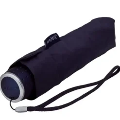 Mens Folding Umbrellas|Special Offers-Umbrella Heaven Blue Folding Umbrella – MiniMax Dark Blue Compact Travel Umbrella NavyBlue