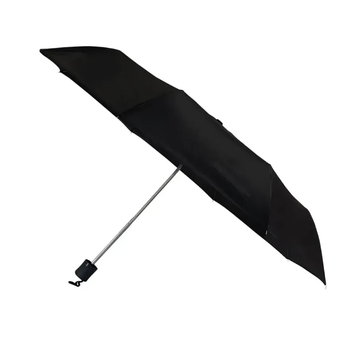 Mens Folding Umbrellas|Special Offers-Umbrella Heaven Budget Compact Umbrella Black