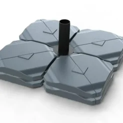 Umbrella / Parasol Bases|Garden Parasols-Umbrella Heaven Cantilever Parasol Base Tiles – water/sand fillable, 160kg (8 Slabs)