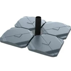 Umbrella / Parasol Bases|Garden Parasols-Umbrella Heaven Cantilever Parasol Base Tiles – water/sand fillable, 80kg (4 Slabs)