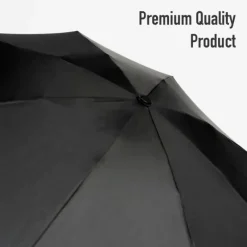 Mens Folding Umbrellas|Ladies Compact-Umbrella Heaven City Compact SILVER Auto Open and Close Umbrella Black