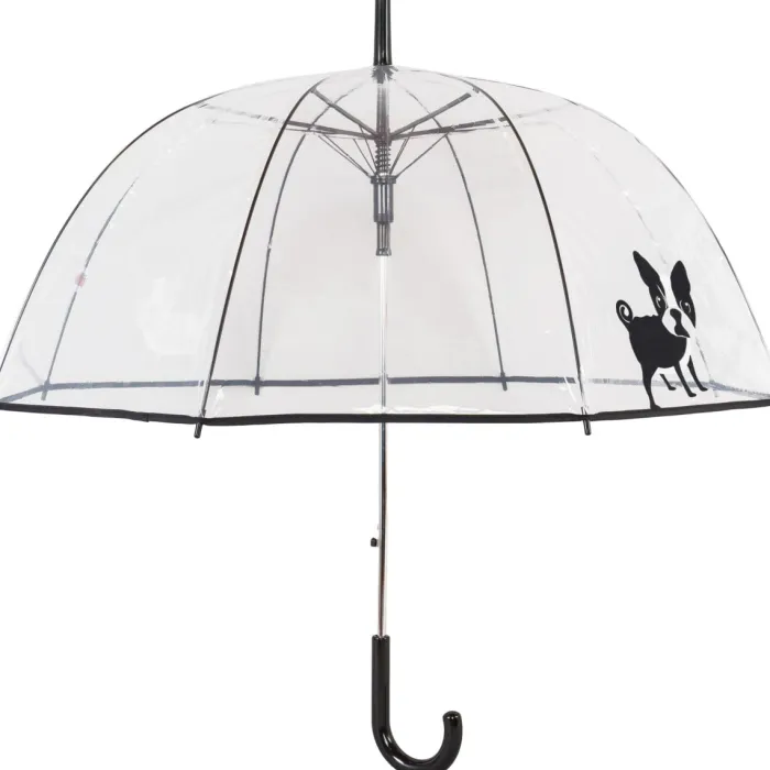 Animal, Birds & Butterfly Art|Dome Umbrellas-Umbrella Heaven Dome French Bulldog Umbrella Clear