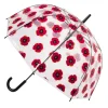 Dome Umbrellas|Ladies Walking-Umbrella Heaven Clear Dome Poppy Umbrella – Remembrance Day Poppies Umbrella