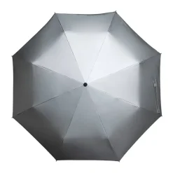 UV Protection Folding Umbrellas|Mens Folding Umbrellas-Umbrella Heaven Compact Folding UV Travel Umbrella Silver