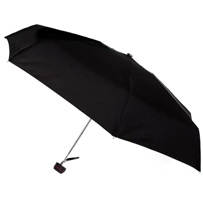 Mens Designer Umbrellas|Mens Folding Umbrellas-Umbrella Heaven Cordoba VOGUE Pocket Size Travel Umbrella Black