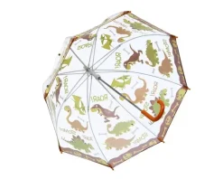 Kids Dome Umbrella|Boys Umbrellas-Umbrella Heaven DINOSAUR PVC Kids Umbrella