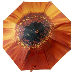 Bridal Umbrellas|Fashion-Umbrella Heaven Double Canopy Auto Open Orange Flower Umbrella