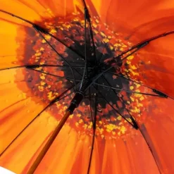 Bridal Umbrellas|Fashion-Umbrella Heaven Double Canopy Auto Open Orange Flower Umbrella