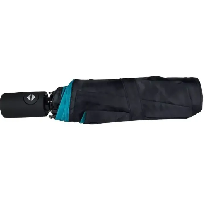 Mens Folding Umbrellas|Special Offers-Umbrella Heaven Double Canopy Fully Automatic Compact Umbrella Black