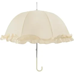 Bridal Umbrellas|Ladies Vintage Umbrellas-Umbrella Heaven Double-Frilled Ivory Umbrella
