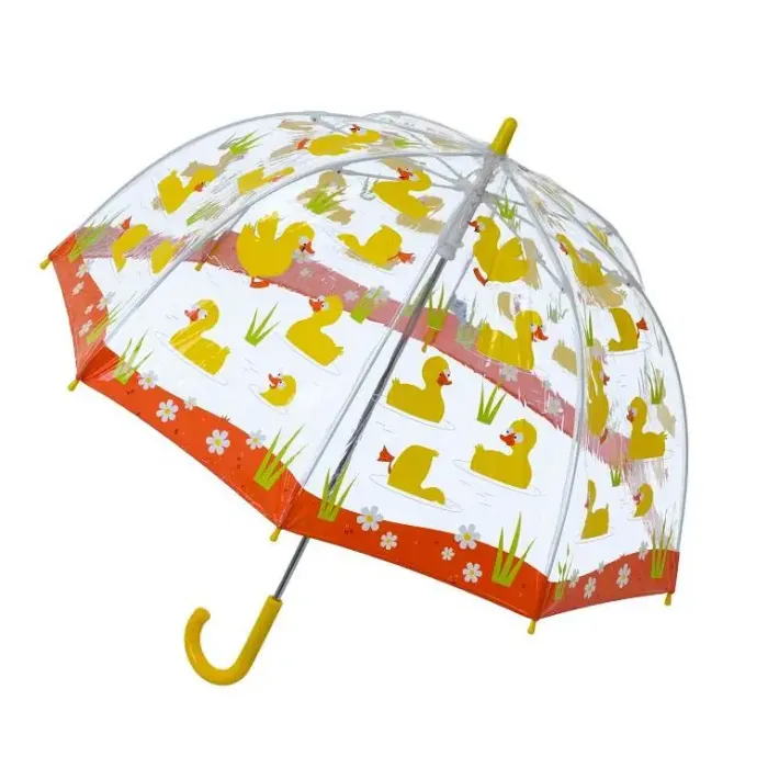 Kids Dome Umbrella|Boys Umbrellas-Umbrella Heaven DUCKS PVC Kids Umbrella