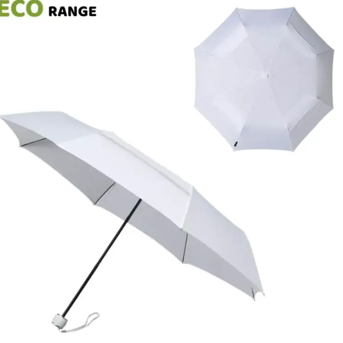 Bridal Umbrellas|Eco Umbrellas-Umbrella Heaven ECO Compact Umbrella – Folding | White