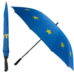 Windproof Golf Umbrellas|Golf Umbrellas-Umbrella Heaven European Union EU Flag Umbrella Blue
