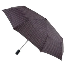 Mens Designer Umbrellas|Mens Folding Umbrellas-Umbrella Heaven Ezpeleta Mens Grid Patterned Umbrella