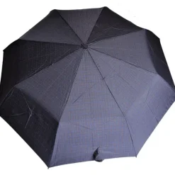 Mens Designer Umbrellas|Mens Folding Umbrellas-Umbrella Heaven Ezpeleta Mens Grid Patterned Umbrella
