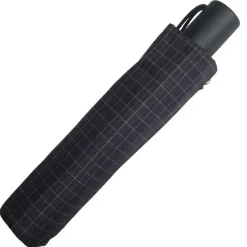 Mens Designer Umbrellas|Mens Folding Umbrellas-Umbrella Heaven Ezpeleta Mens Grid Patterned Umbrella