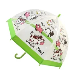 Kids Dome Umbrella|Boys Umbrellas-Umbrella Heaven FARM YARD PVC Childrens Umbrella