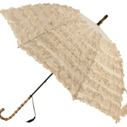 Bridal Umbrellas|Frilly Umbrellas-Umbrella Heaven FiFi Wedding Umbrella CREME Cream