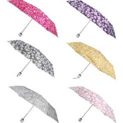 Fashion|Ladies Compact-Umbrella Heaven Floral Print Compact Umbrellas