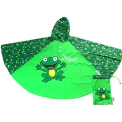 Children’s Raincoats & Ponchos|Kids Dome Umbrella-Umbrella Heaven FROGS Childrens Rain Poncho