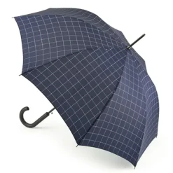 Mens Designer Umbrellas|Mens Walking Umbrellas-Umbrella Heaven Fulton Umbrella – Shoreditch Window Pane Check