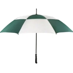 Golf Umbrellas|Windproof Golf Umbrellas-Umbrella Heaven Green and White vented Golf Umbrella Green/White