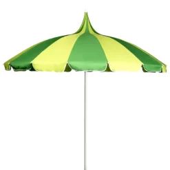 Garden Parasols|Beach Parasols-Umbrella Heaven Green and Yellow Pagoda Garden Parasol