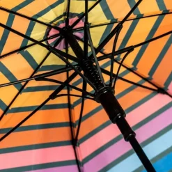 Fashion|Ladies Walking-Umbrella Heaven Horizontal Rainbow Umbrella