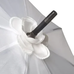Bridal Umbrellas|Frilly Umbrellas-Umbrella Heaven LuLu Wedding Umbrella Collection Triple Frill White