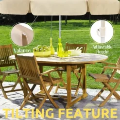 Garden Parasols|Beach Parasols-Umbrella Heaven 2m Garden Parasol – choice of 5 colours