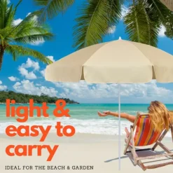Garden Parasols|Beach Parasols-Umbrella Heaven 2m Garden Parasol – choice of 5 colours