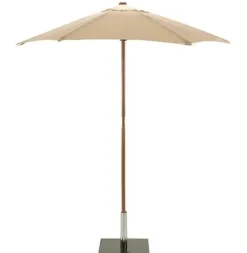 UV Protection Garden Parasols|Garden Parasols-Umbrella Heaven 2m Wood Parasol – Round – Choice of 9 Colours