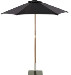 UV Protection Garden Parasols|Garden Parasols-Umbrella Heaven 2m Wood Parasol – Round – Choice of 9 Colours