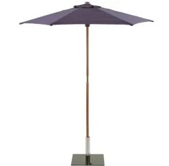 UV Protection Garden Parasols|Garden Parasols-Umbrella Heaven 2m Wood Parasol – Round – Choice of 9 Colours