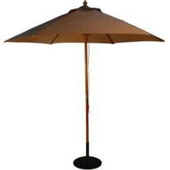 Garden Parasols|Beach Parasols-Umbrella Heaven 2.5m Wood Pulley Parasol UV 50+ choice of 10 colours