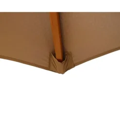 Garden Parasols|Beach Parasols-Umbrella Heaven 2.5m Wood Pulley Parasol UV 50+ choice of 10 colours